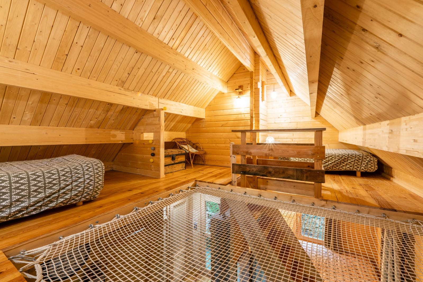 Duplex lits simples - Cabane des Trolls